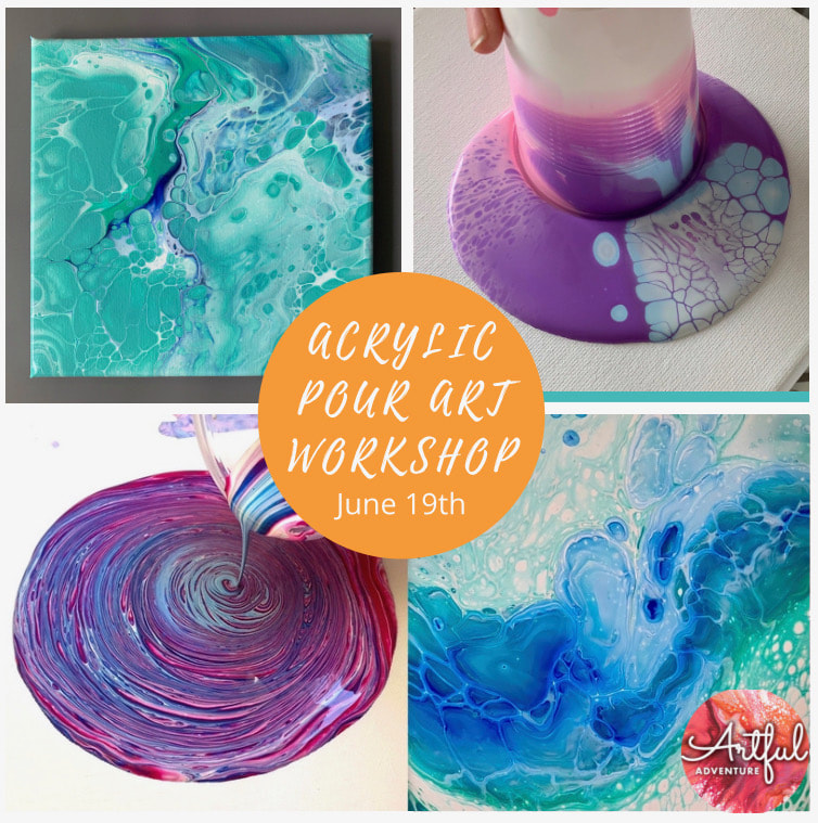 Buy Pouring Paint Art Online Australia